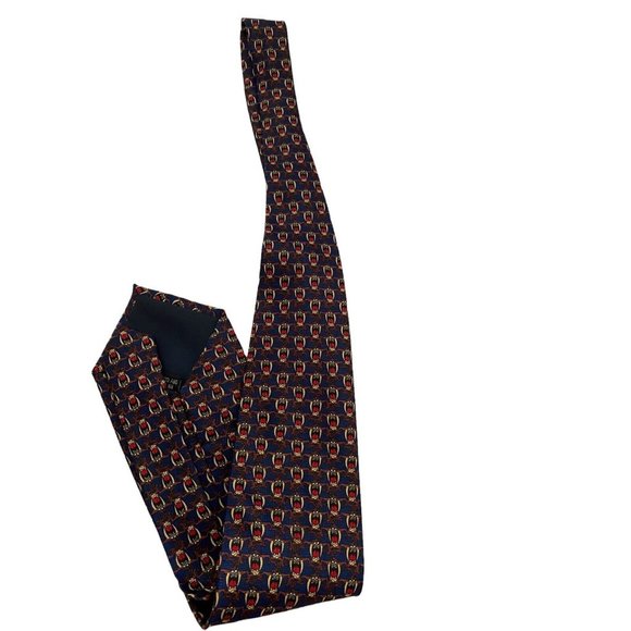 Tasmanian Devil Necktie Mens Looney Tunes Warner Bros Tie Stamp Design‎ - Picture 4 of 4